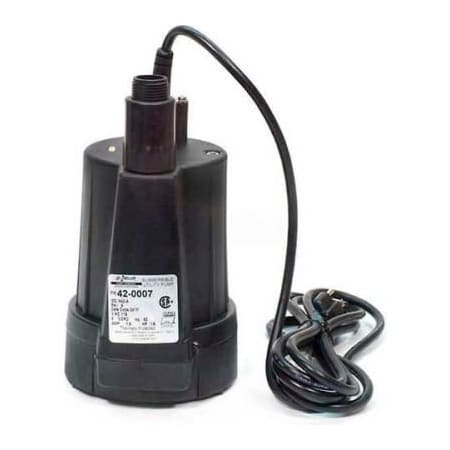 Zoeller Floor Sucker Series Utility Pump, 1/6 HP N42